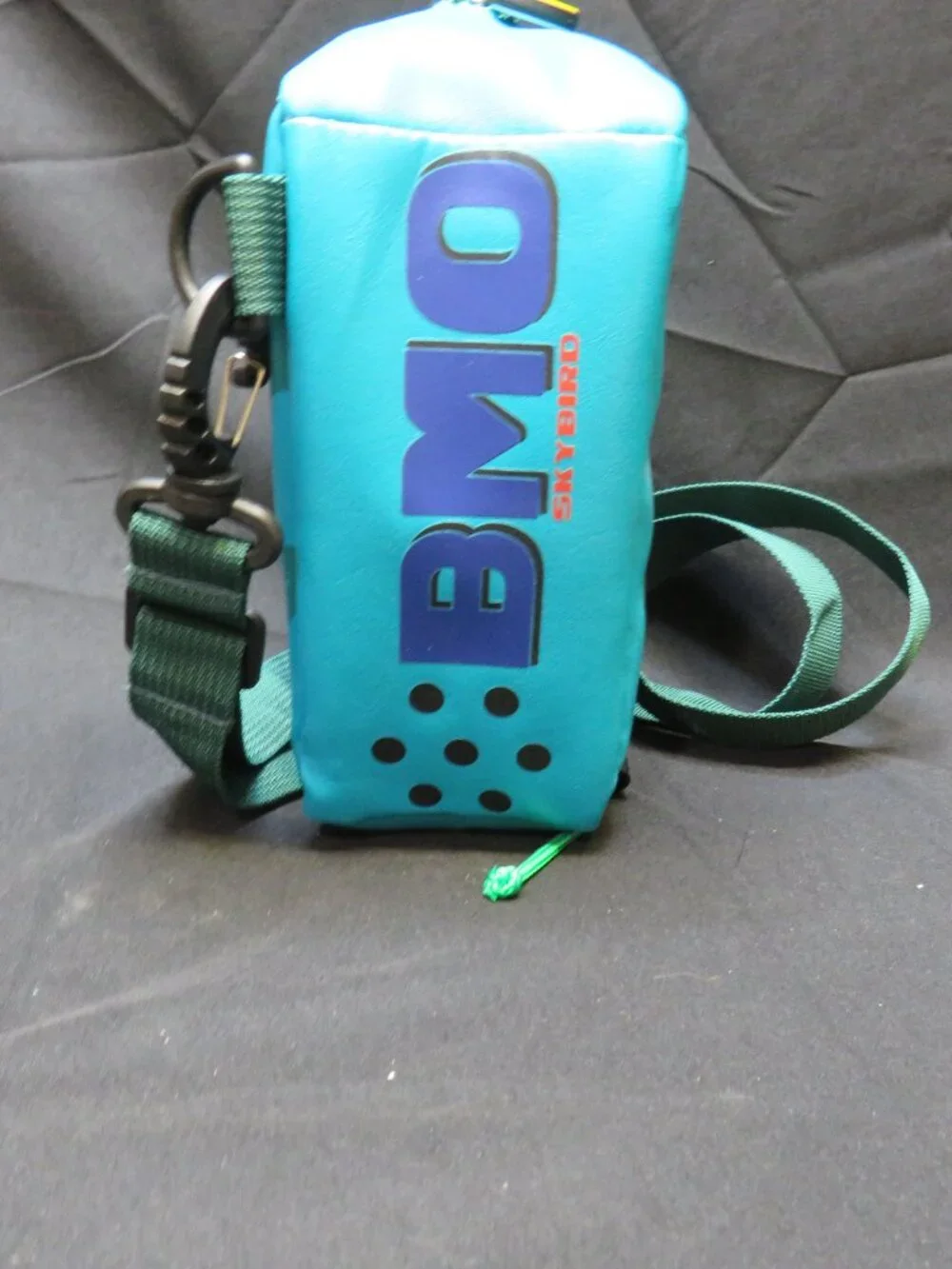Adventure Time BMO Crossbody Bag Teal Faux Leather with Blue Boxy Mini CLEAN